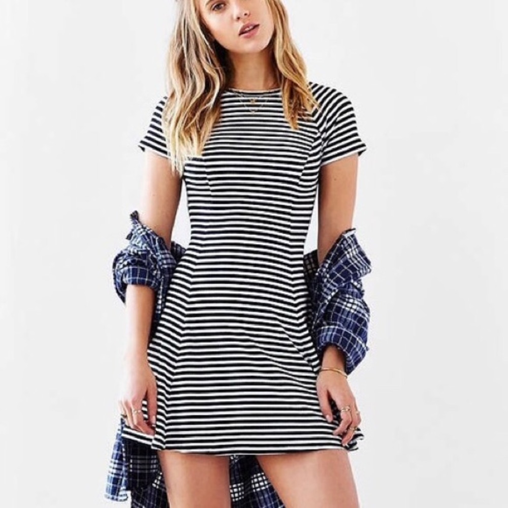 Striped Tee Shirt Dress
